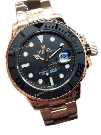 Rolex Yacht Master Baselworld The Oyster Perpetual Rose Gold Replica Watch